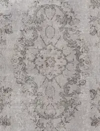 Grise Turc Tapis vintage 160 x 160 cm - view 3