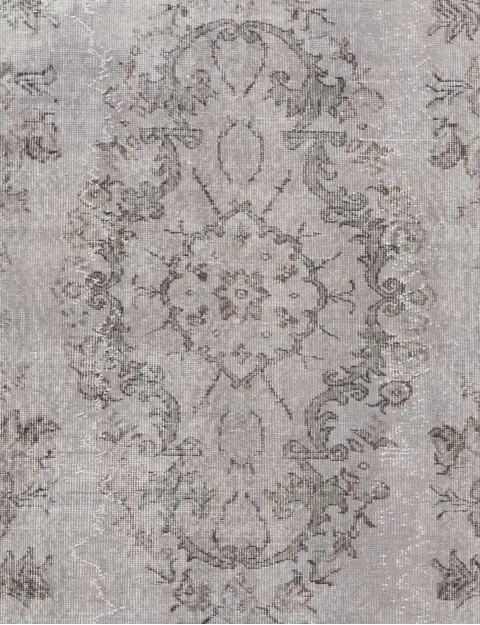 Harmaa Turkki vintage matot 160 x 160 cm - view 3