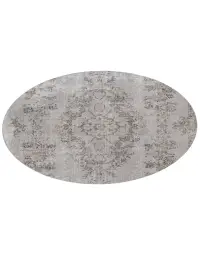 Grise Turc Tapis vintage 160 x 160 cm - view 1