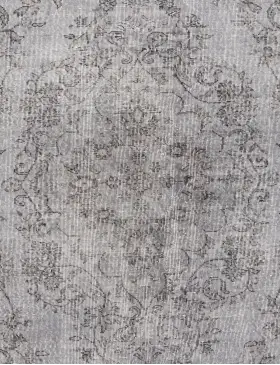 Grå Tyrkiet Vintagetæppe 184 x 184 cm - view 3