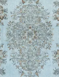 Sininen Turkki vintage matot 150 x 150 cm - view 3