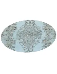 Sininen Turkki vintage matot 150 x 150 cm - view 1