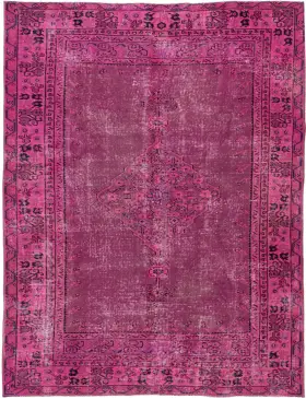 Rosa Turkiet vintage matta 230 x 143 cm
