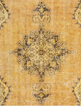 Amarillo Turquía Alfombra vintage 266 x 172 cm - view 3