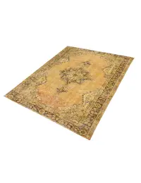 Jaune Turc Tapis vintage 266 x 172 cm - view 1