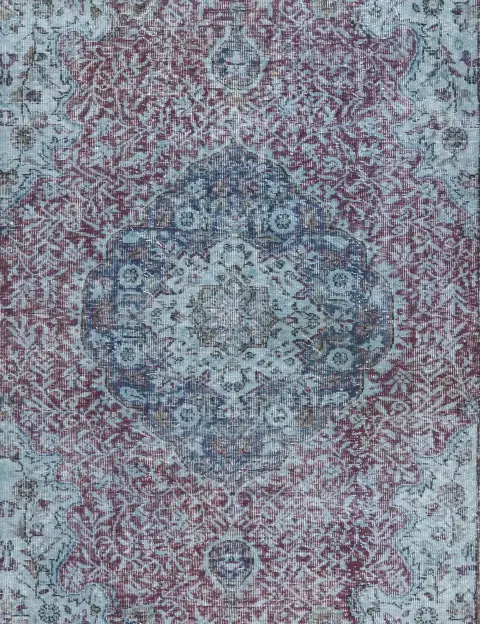 Turkoise Turkey Vintage Carpet 302 x 173 cm - view 3