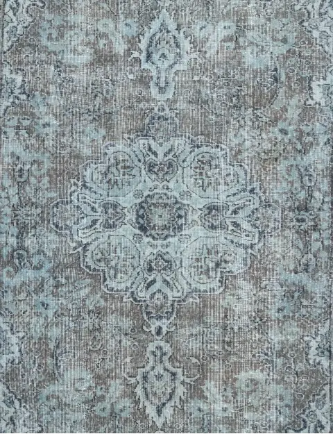 Turkoise Turkey Vintage Carpet 293 x 169 cm - view 3