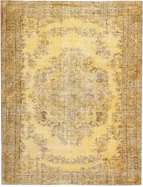 Gul Turkiet vintage matta 258 x 170 cm