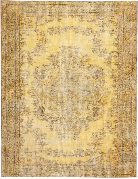 Giallo Turco Tappeto vintage 258 x 170 cm