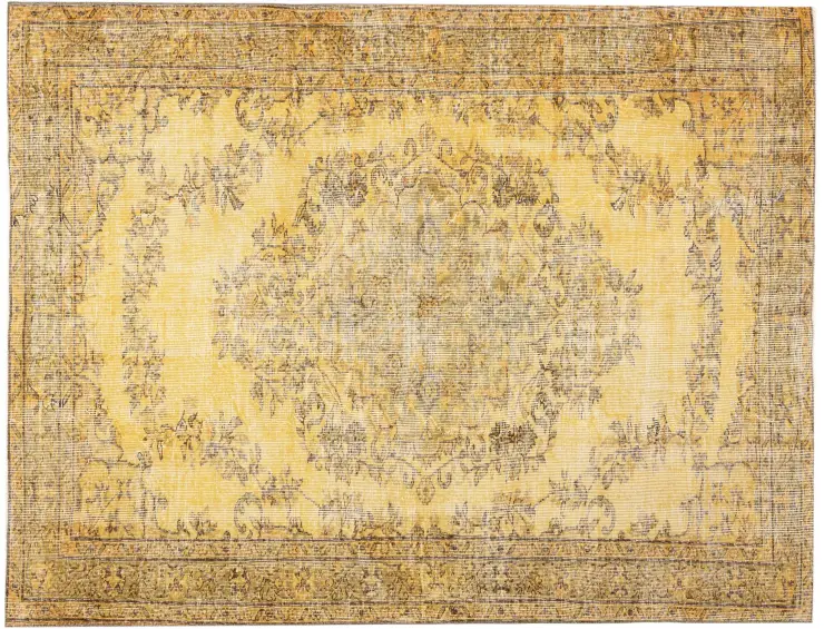 Gul Turkiet vintage matta 258 x 170 cm