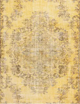 Gul Turkiet vintage matta 258 x 170 cm - view 3