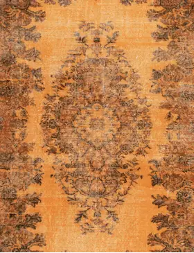 Orange Turkiet vintage matta 270 x 170 cm - view 3