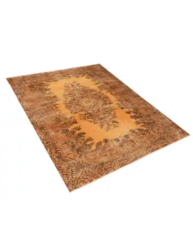Orange Turkiet vintage matta 270 x 170 cm - view 2