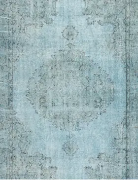Blå Turkiet vintage matta 283 x 168 cm - view 3