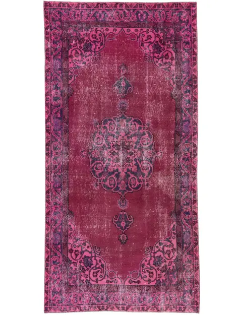 Pinkki Turkki vintage matot 228 x 110 cm