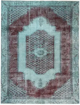 Blå Turkiet vintage matta 288 x 160 cm