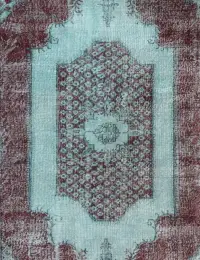 Blå Turkiet vintage matta 288 x 160 cm - view 3
