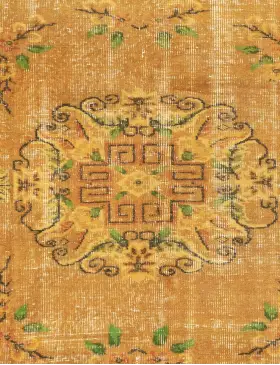 Grise Turc Tapis vintage 154 x 154 cm - view 3