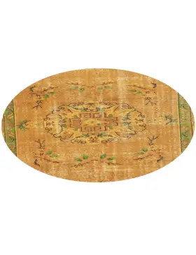 Grise Turc Tapis vintage 154 x 154 cm - view 1