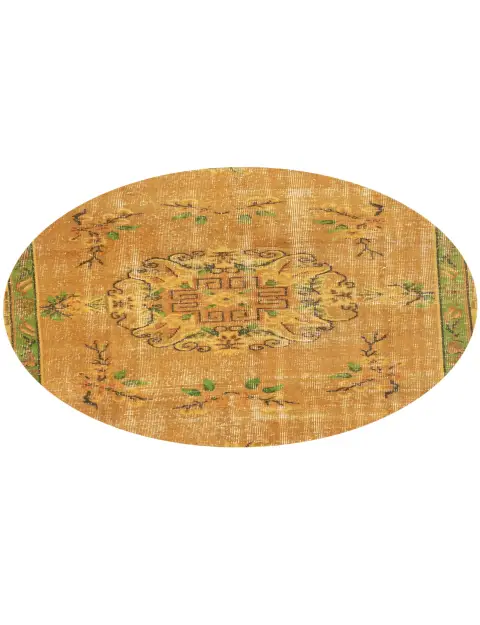 Grise Turc Tapis vintage 154 x 154 cm - view 1