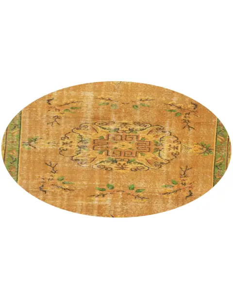 Grise Turc Tapis vintage 154 x 154 cm - view 2