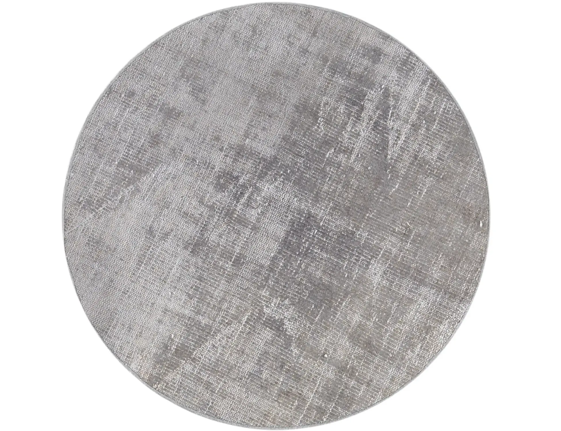 Harmaa Turkki vintage matot 105 x 105 cm - Ainutlaatuinen käsintehty matto