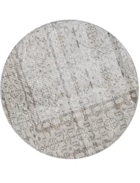 Grigio Turco Tappeto vintage 64 x 64 cm