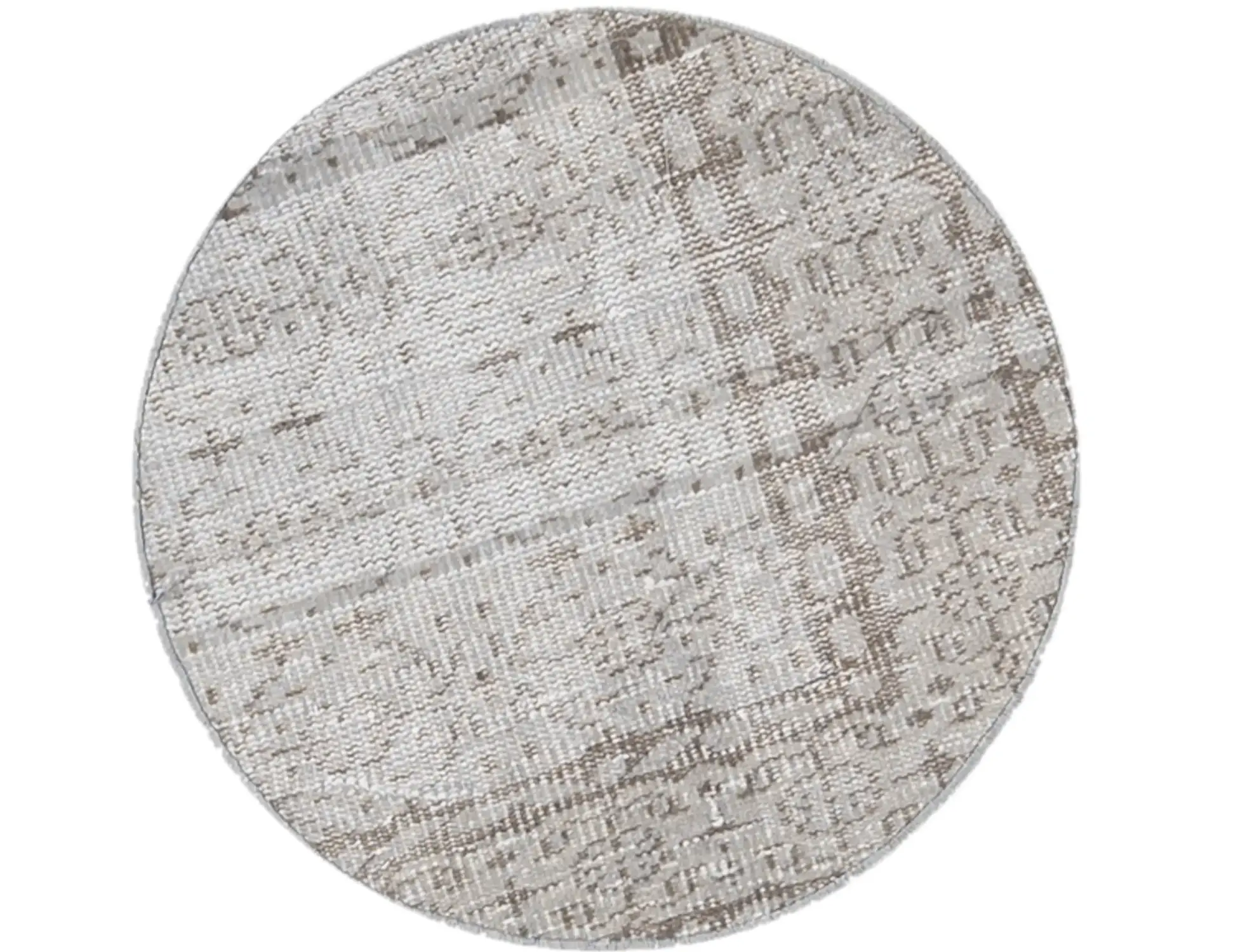 Harmaa Turkki vintage matot 64 x 64 cm - Ainutlaatuinen käsintehty matto