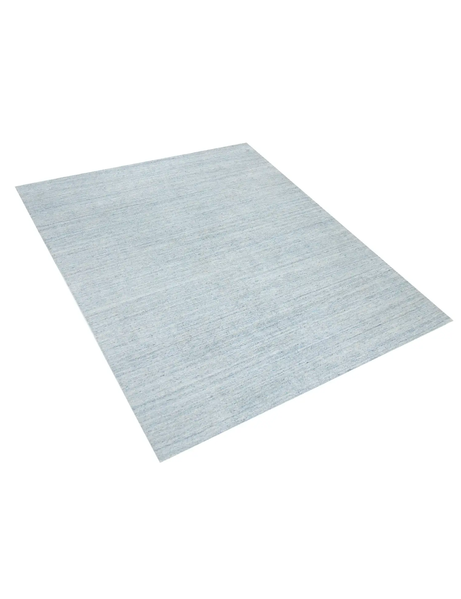 Azul text_origin_3 Seta Tencel 302 x 263 cm - Alfombra única hecha a mano