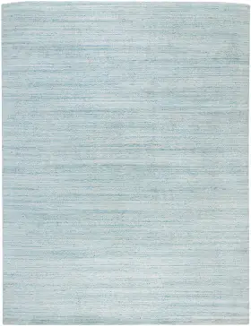 Blå India Pure Ull 303 x 257 cm
