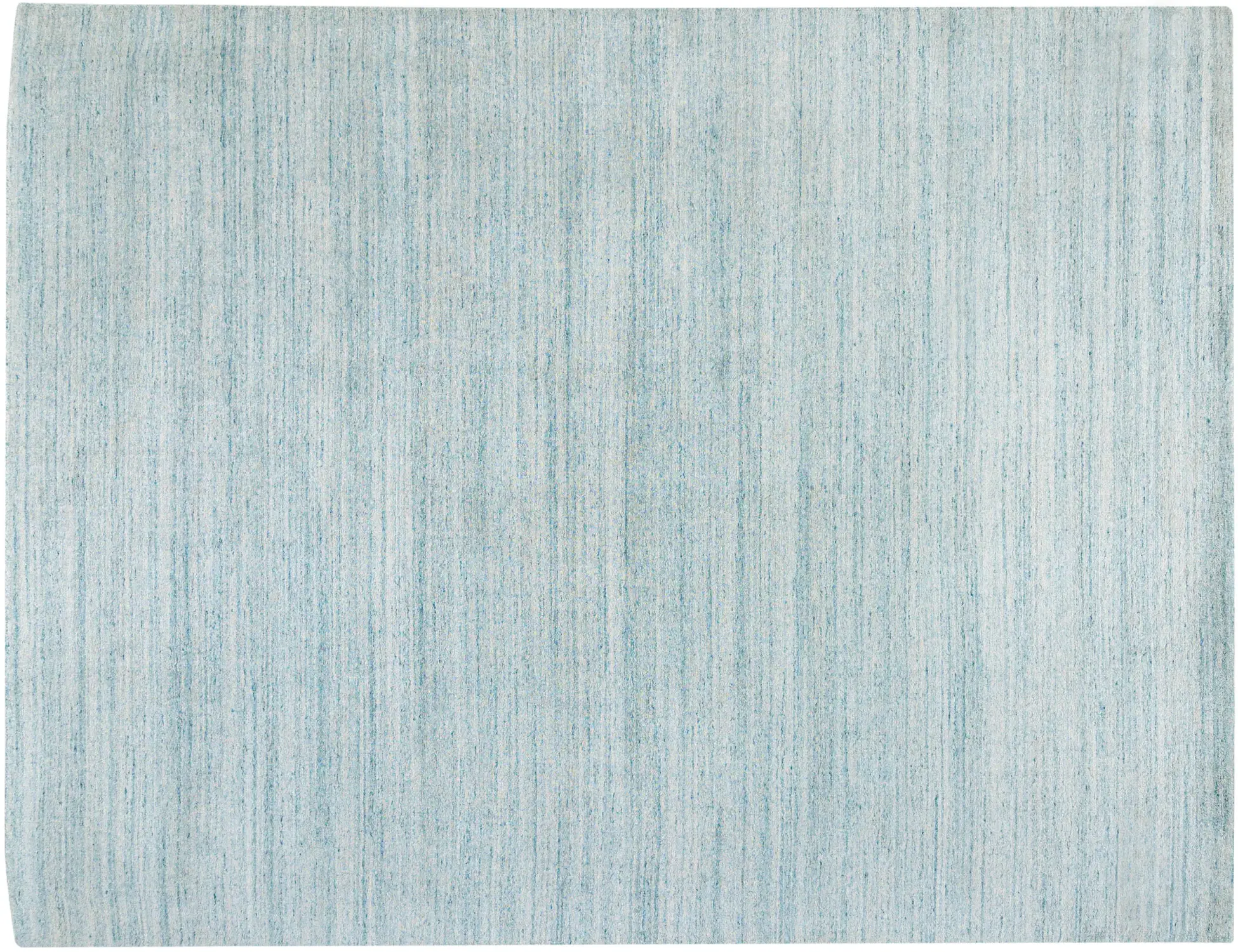 Blå text_origin_3 Pure Ull 303 x 257 cm - Unik handgjord matta