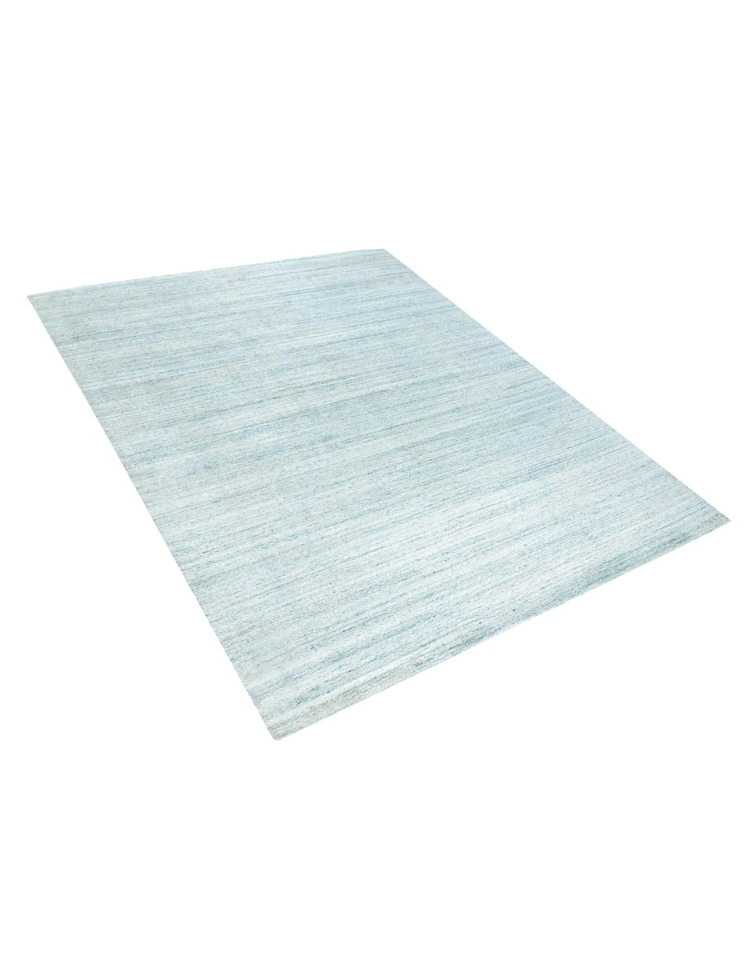 Blå text_origin_3 Pure Uld 303 x 257 cm - Unikt håndlavet tæppe