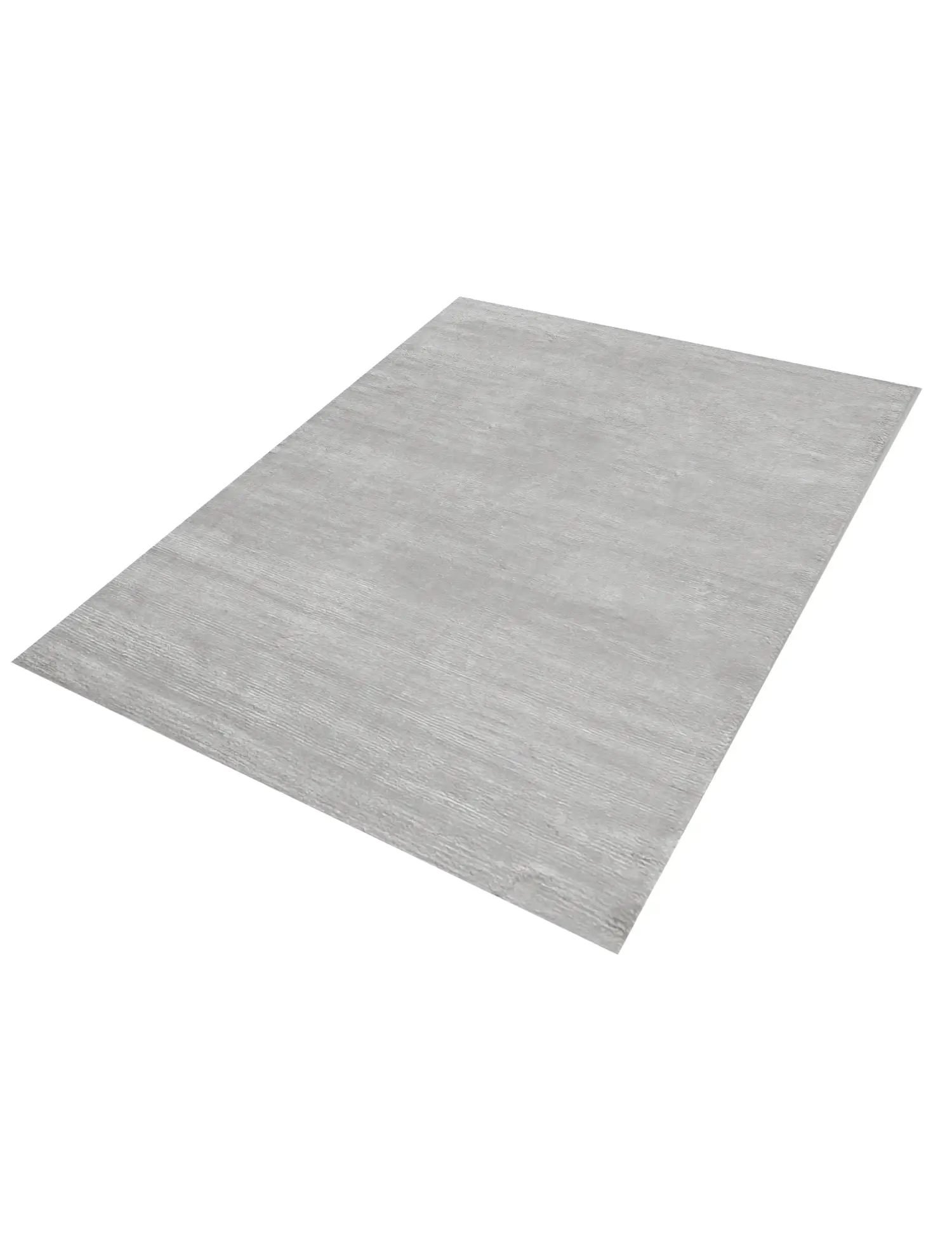 Grå text_origin_3 Tencel Silke 306 x 259 cm - Unikt håndlaget teppe