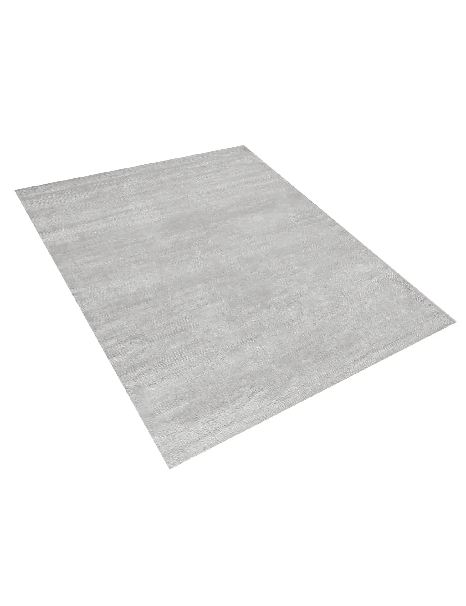 Grå text_origin_3 Tencel Silke 306 x 259 cm - Unikt håndlaget teppe