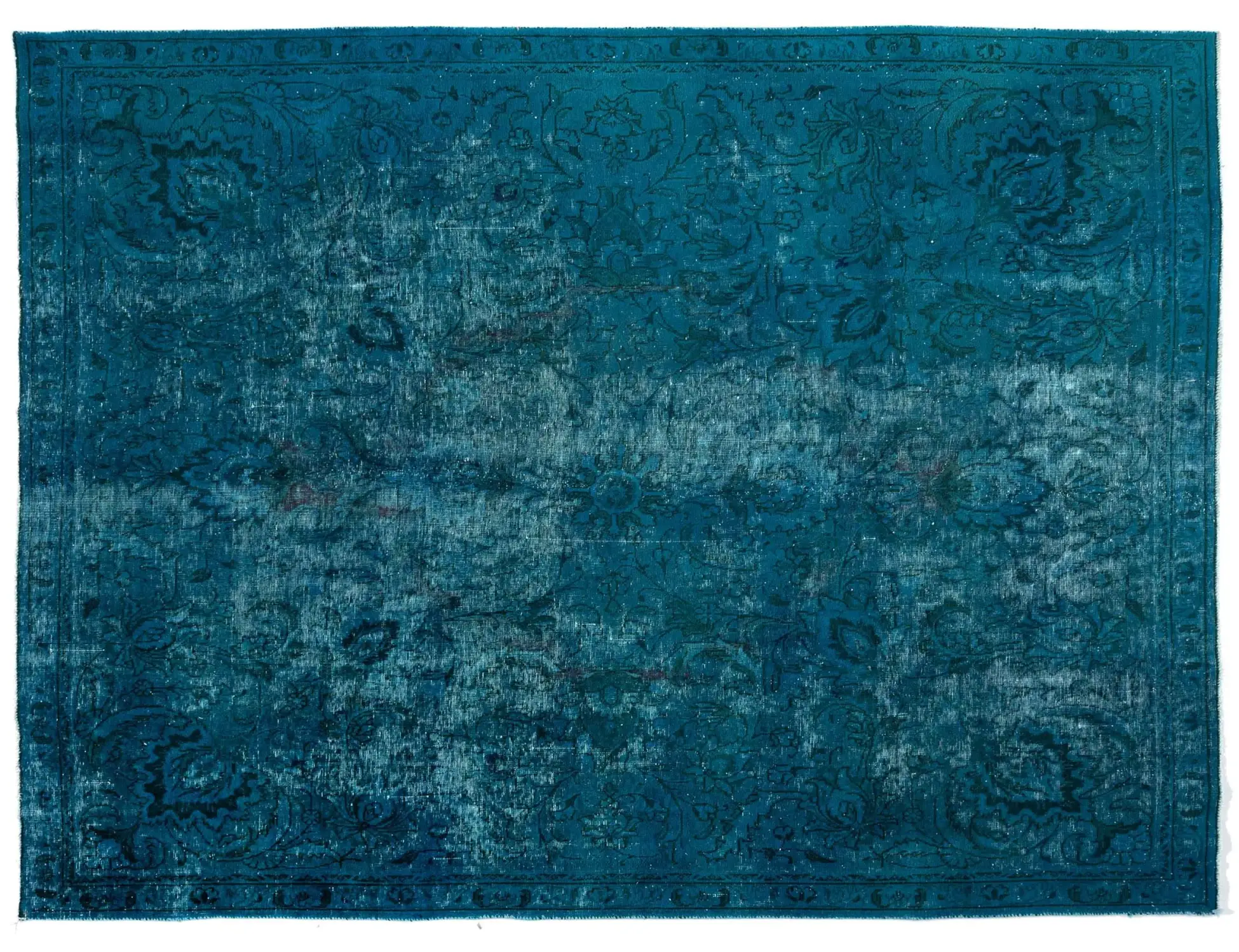Turkooiz Perzië Perzisch Vintage Tapijt 270 x 235 cm - Uniek handgemaakt tapijt