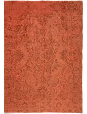 Orange Persien Persisk Vintagetæppe 291 x 186 cm
