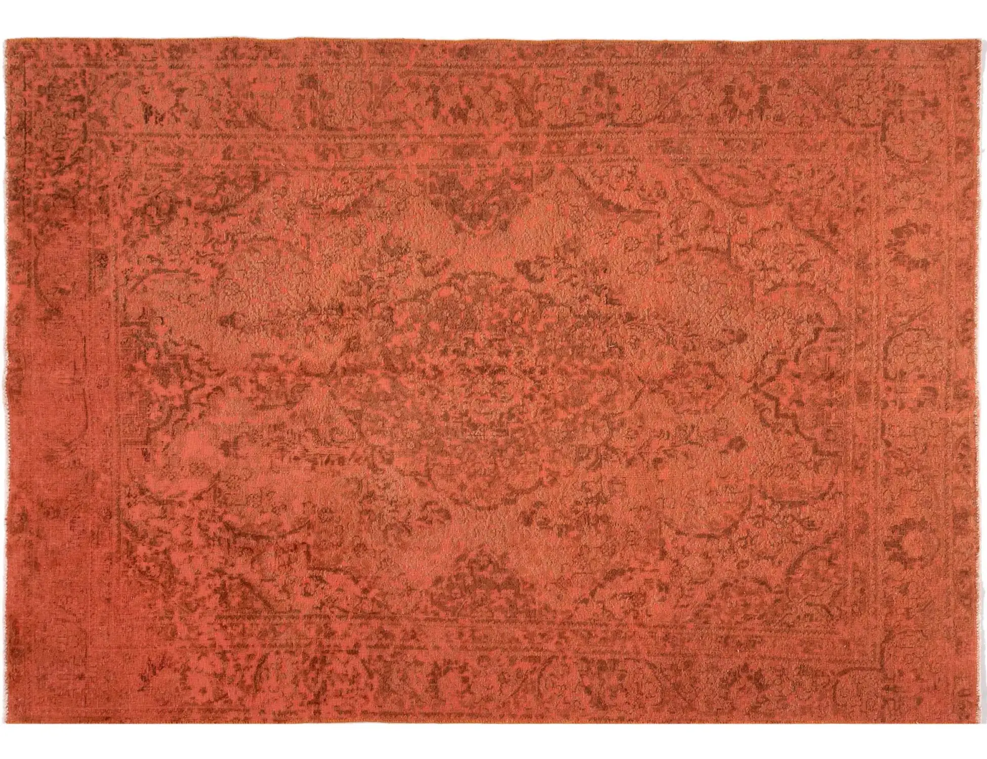 Orange Persien Persisk Vintagetæppe 291 x 186 cm - Unikt håndlavet tæppe