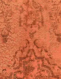 Orange Persien Persisk Vintagetæppe 291 x 186 cm - view 3