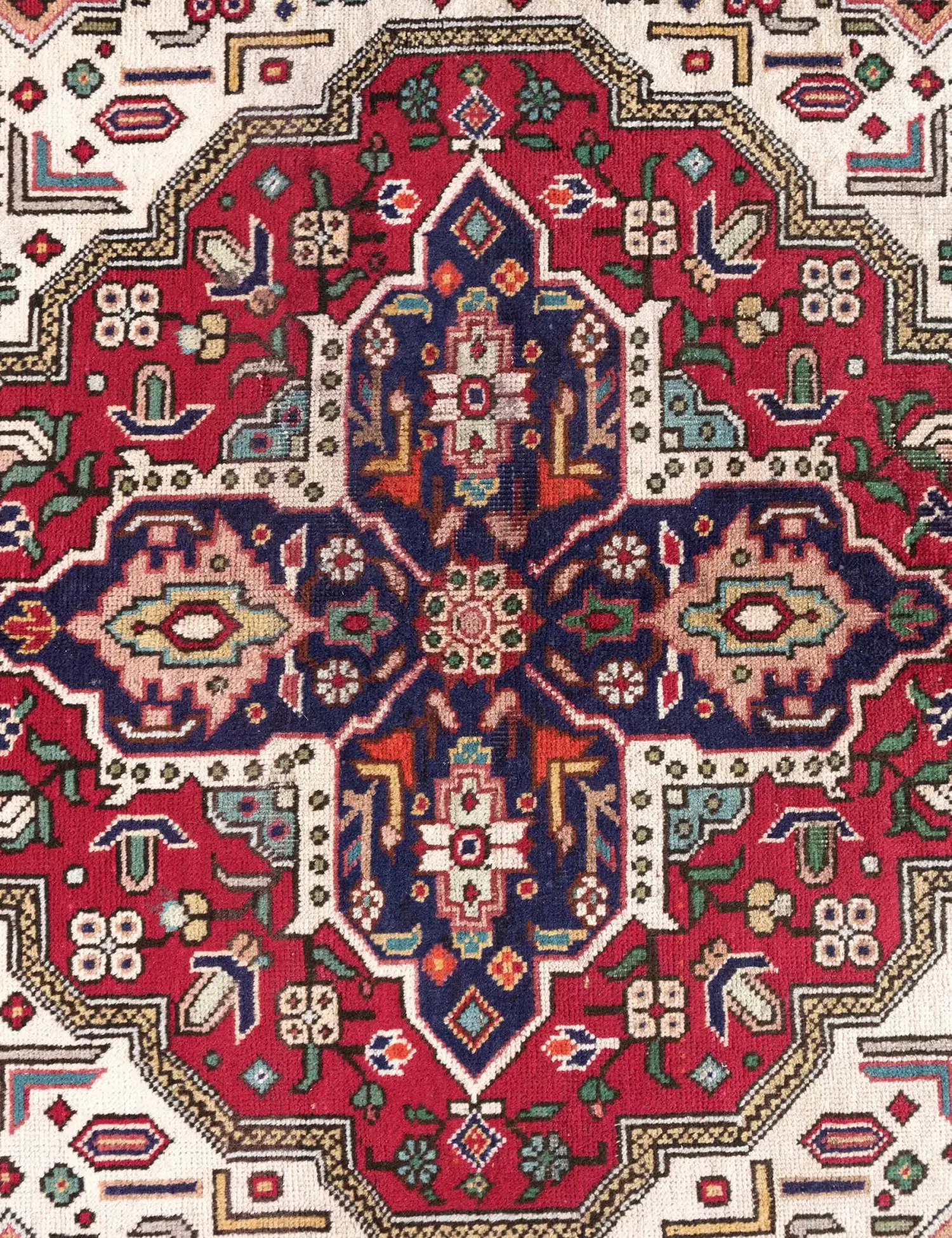 Beige Persiano Tabriz Tappeto 305 x 197 cm - Tappeto unico fatto a mano
