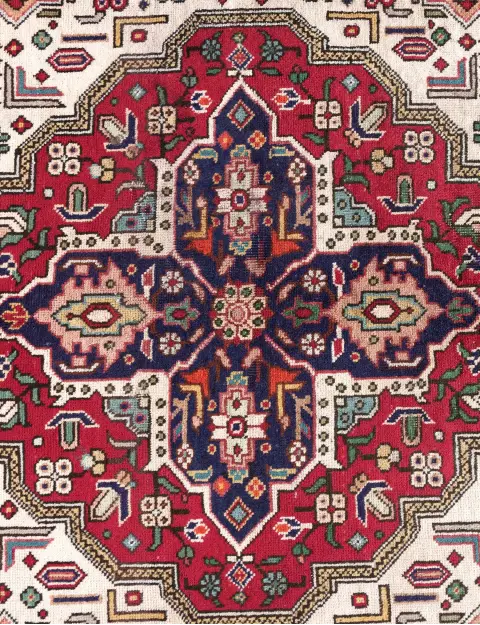 Beige Persien Tabriz Teppich 305 x 197 cm - view 4