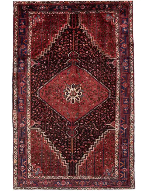 Rød Persien Hamadan Tæppe 310 x 170 cm