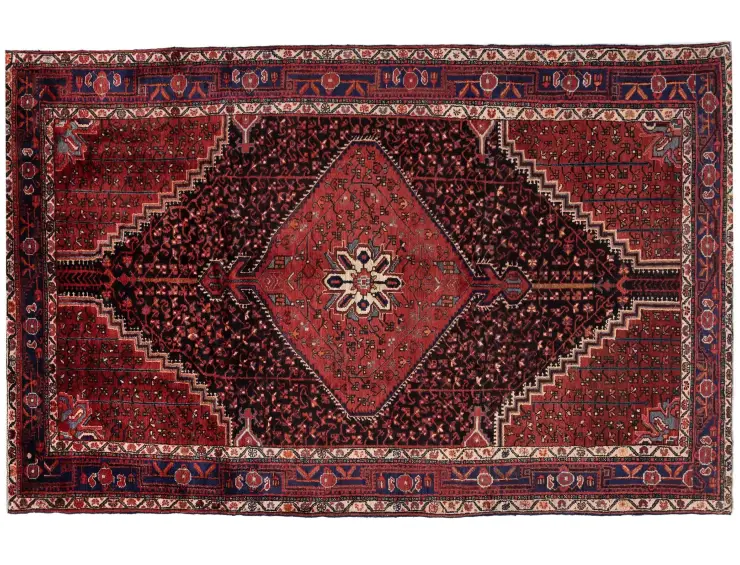 Rød Persien Hamadan Tæppe 310 x 170 cm