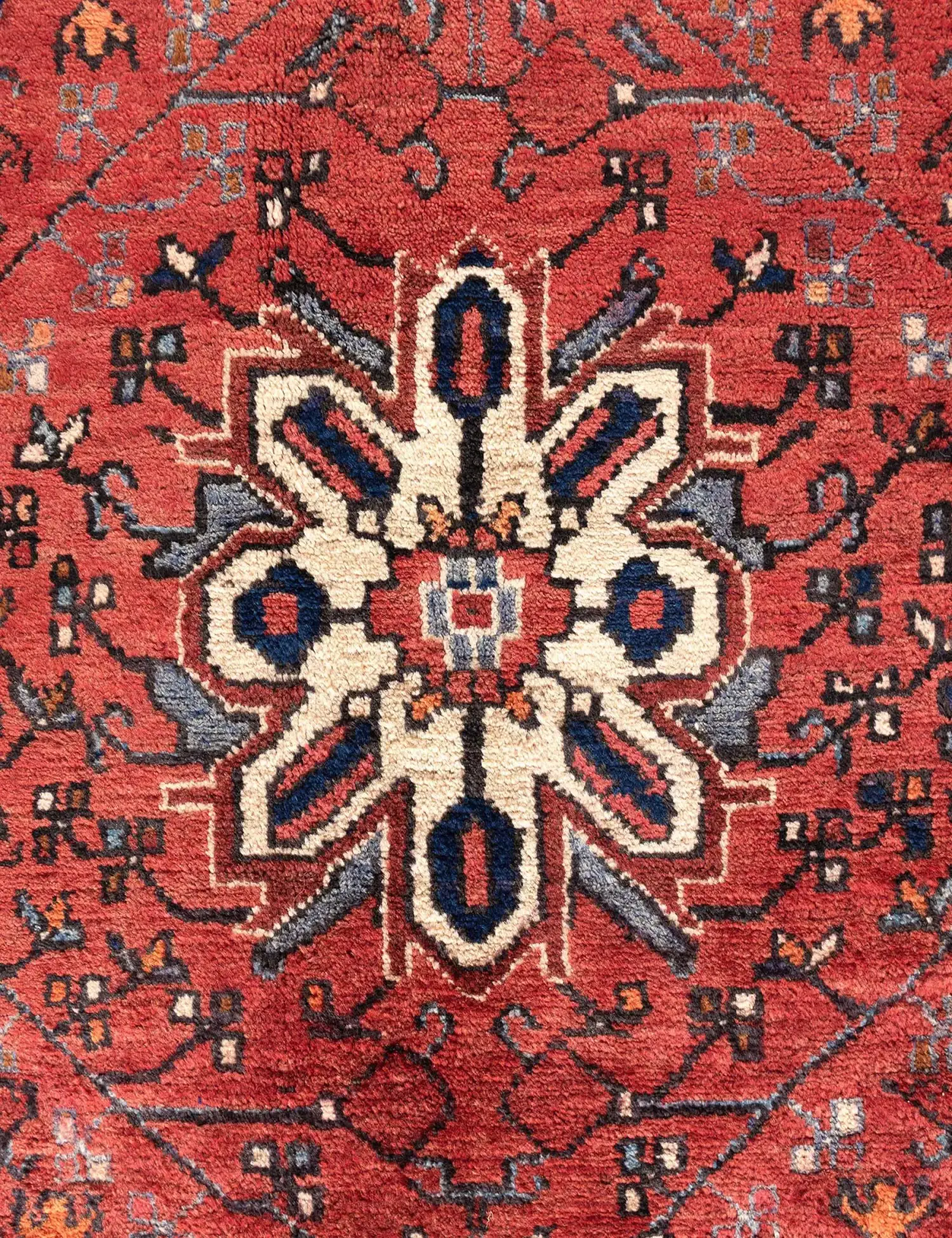 Red Persia Hamadan Carpet 310 x 170 cm - Unique Handmade Carpet