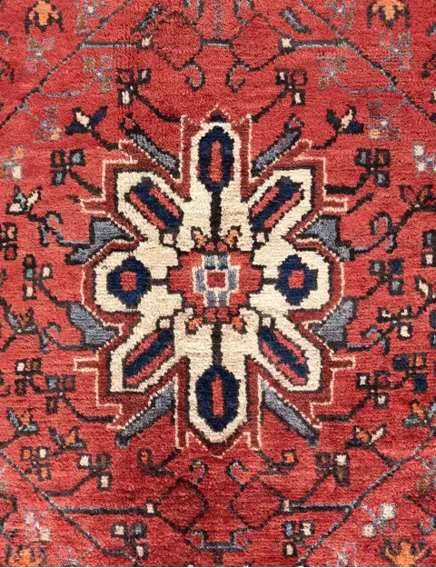 Rød Persien Hamadan Tæppe 310 x 170 cm - view 4