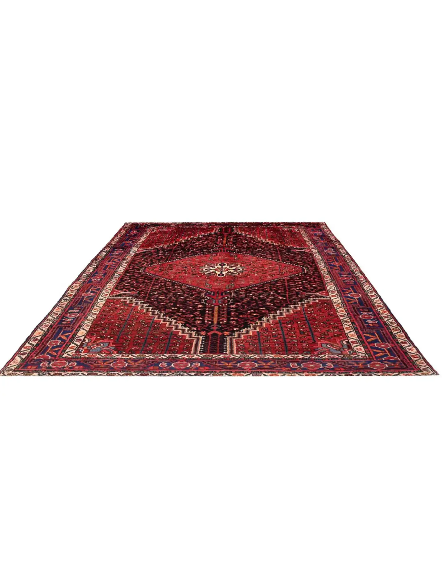 Red Persia Hamadan Carpet 310 x 170 cm - Unique Handmade Carpet
