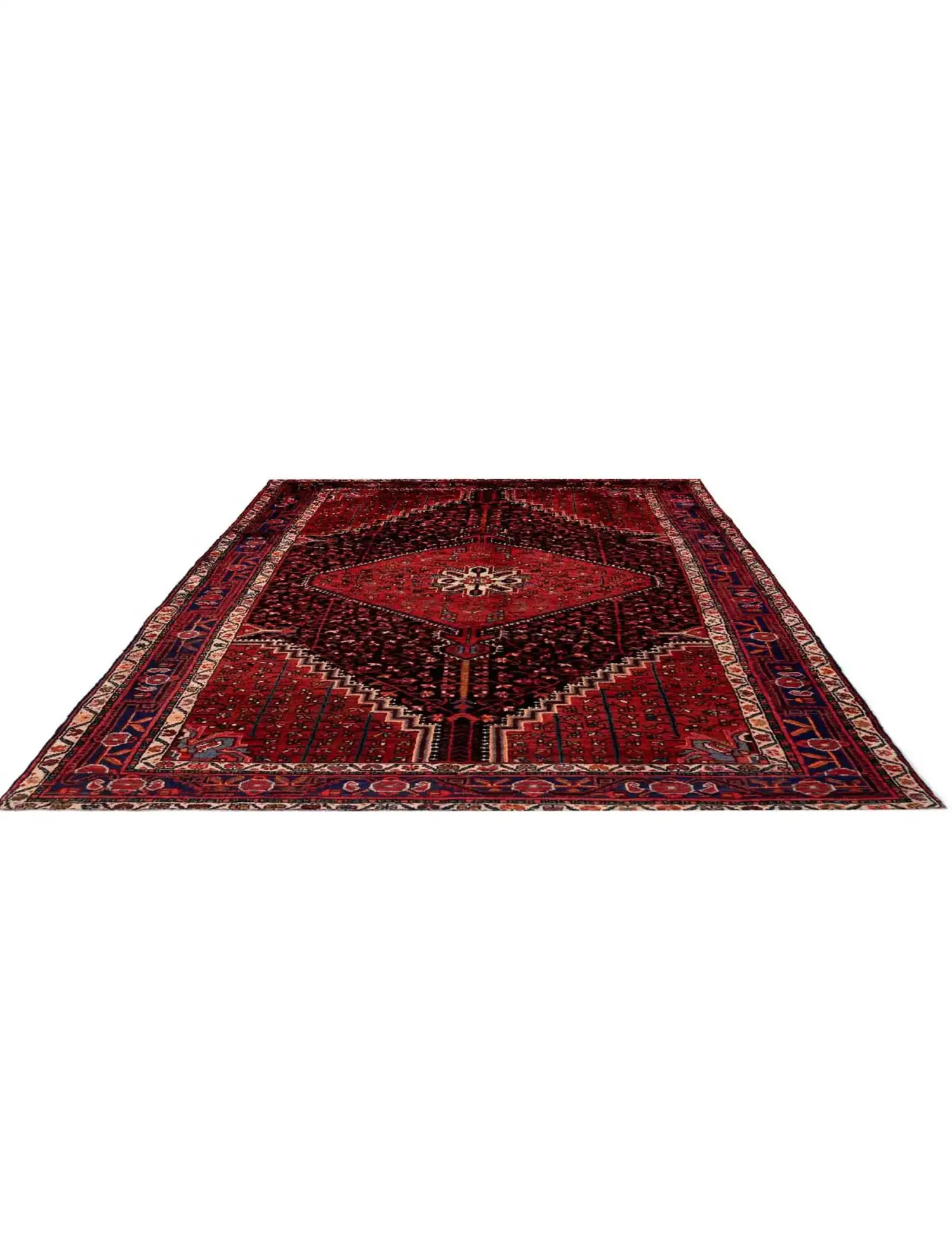 Red Persia Hamadan Carpet 310 x 170 cm - Unique Handmade Carpet
