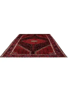 Rød Persien Hamadan Tæppe 310 x 170 cm - view 2