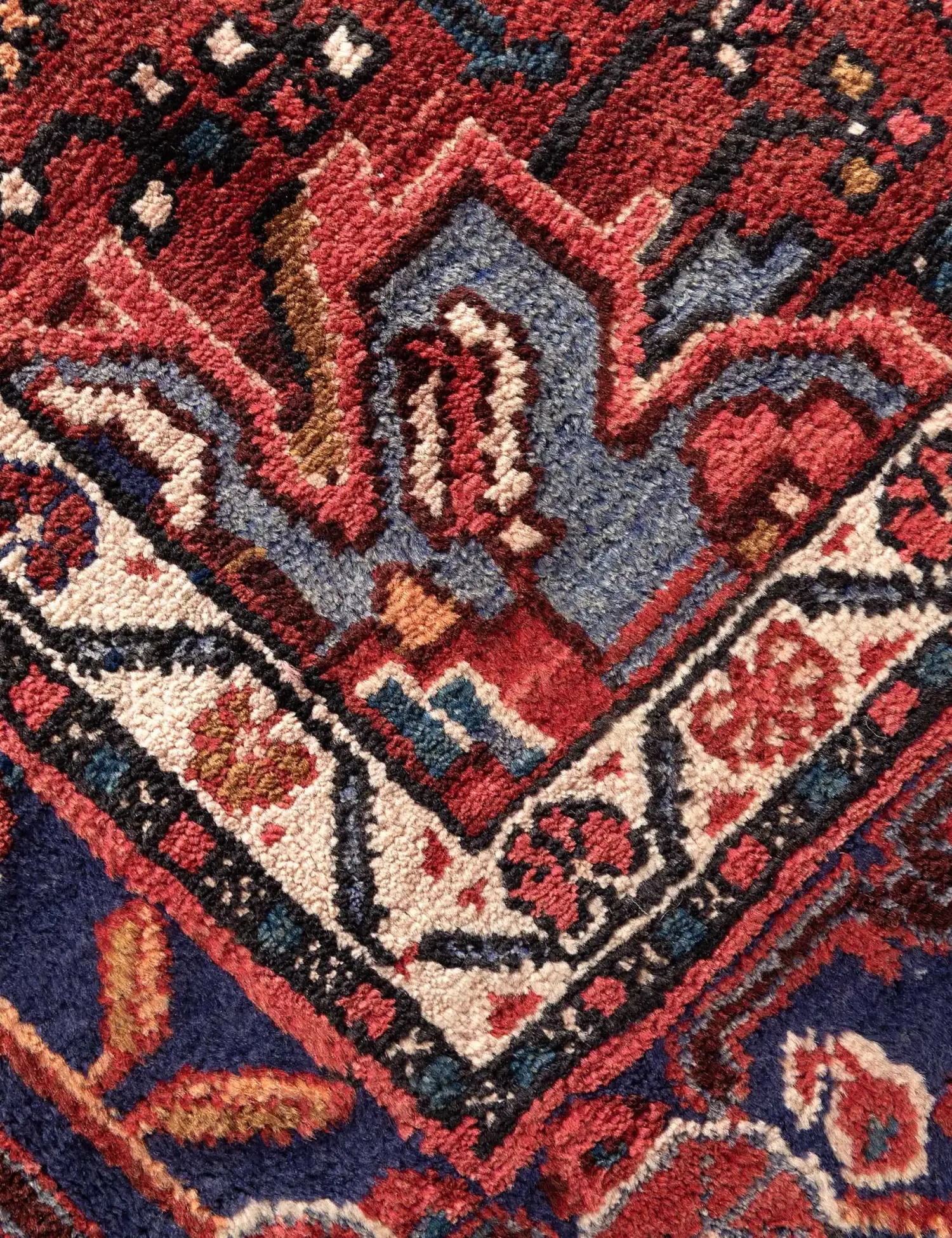 Red Persia Hamadan Carpet 310 x 170 cm - Unique Handmade Carpet