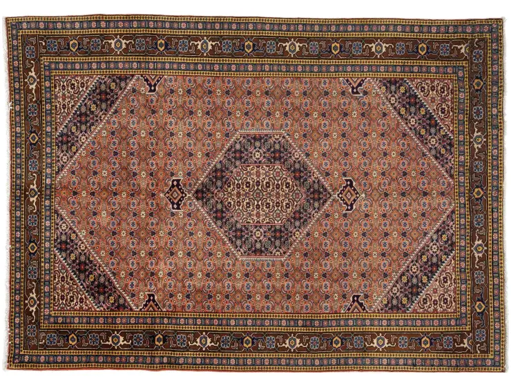 Blu Persiano Tabriz Tappeto 290 x 198 cm