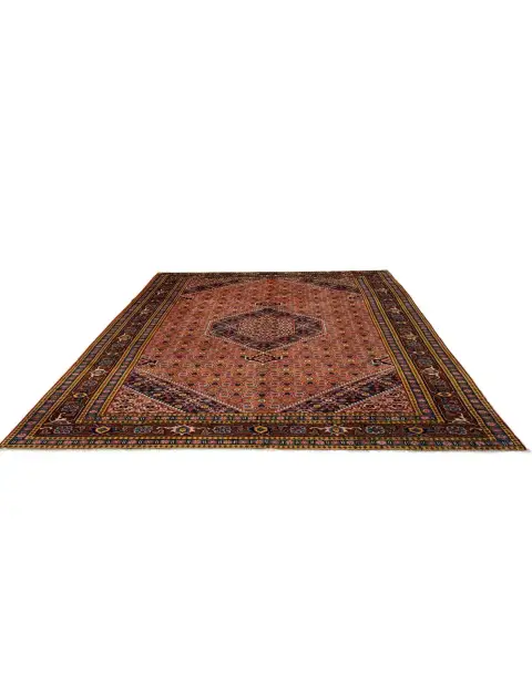 Blau Persien Tabriz Teppich 290 x 198 cm - view 2
